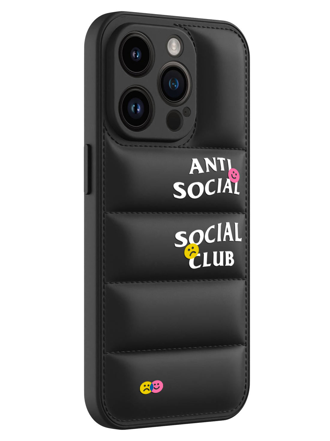 Anti Social Puffer Case - iPhone 14 Pro (Black)