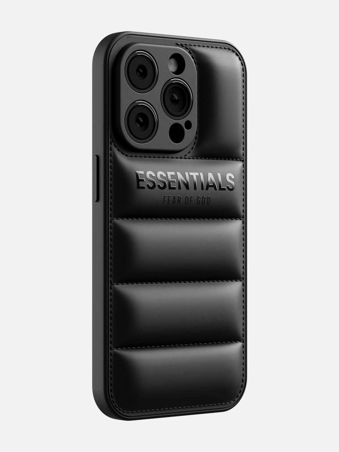 Essentials Puffer Case - iPhone 15 Pro (Onyx Black)