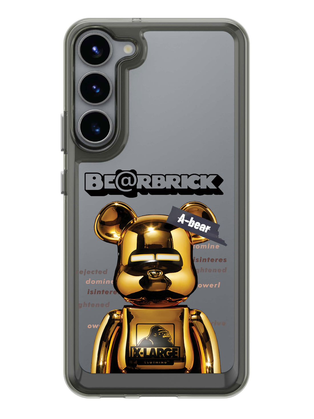 Bearbricks Clear Case - Samsung Galaxy S23 Plus 5G (Gold)