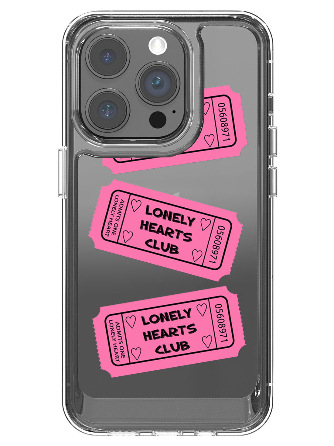 Lonely Hearts Club Clear Case - iPhone 14 Pro