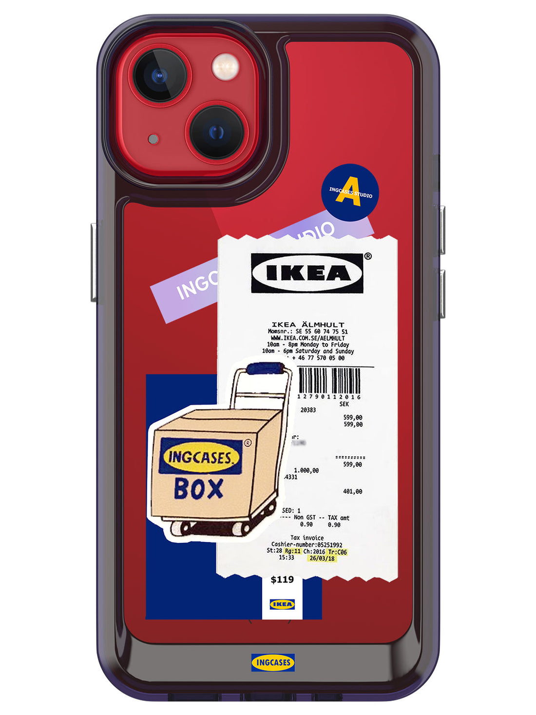 IKEA Sticker Case - iPhone 13