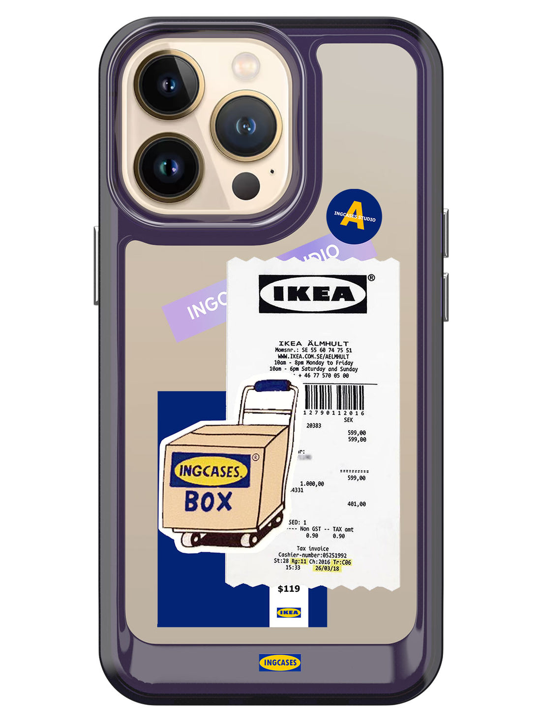 IKEA Sticker Case - iPhone 13 Pro