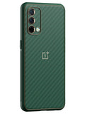 Green Carbon Fibre Case for OnePlus Nord CE 5G