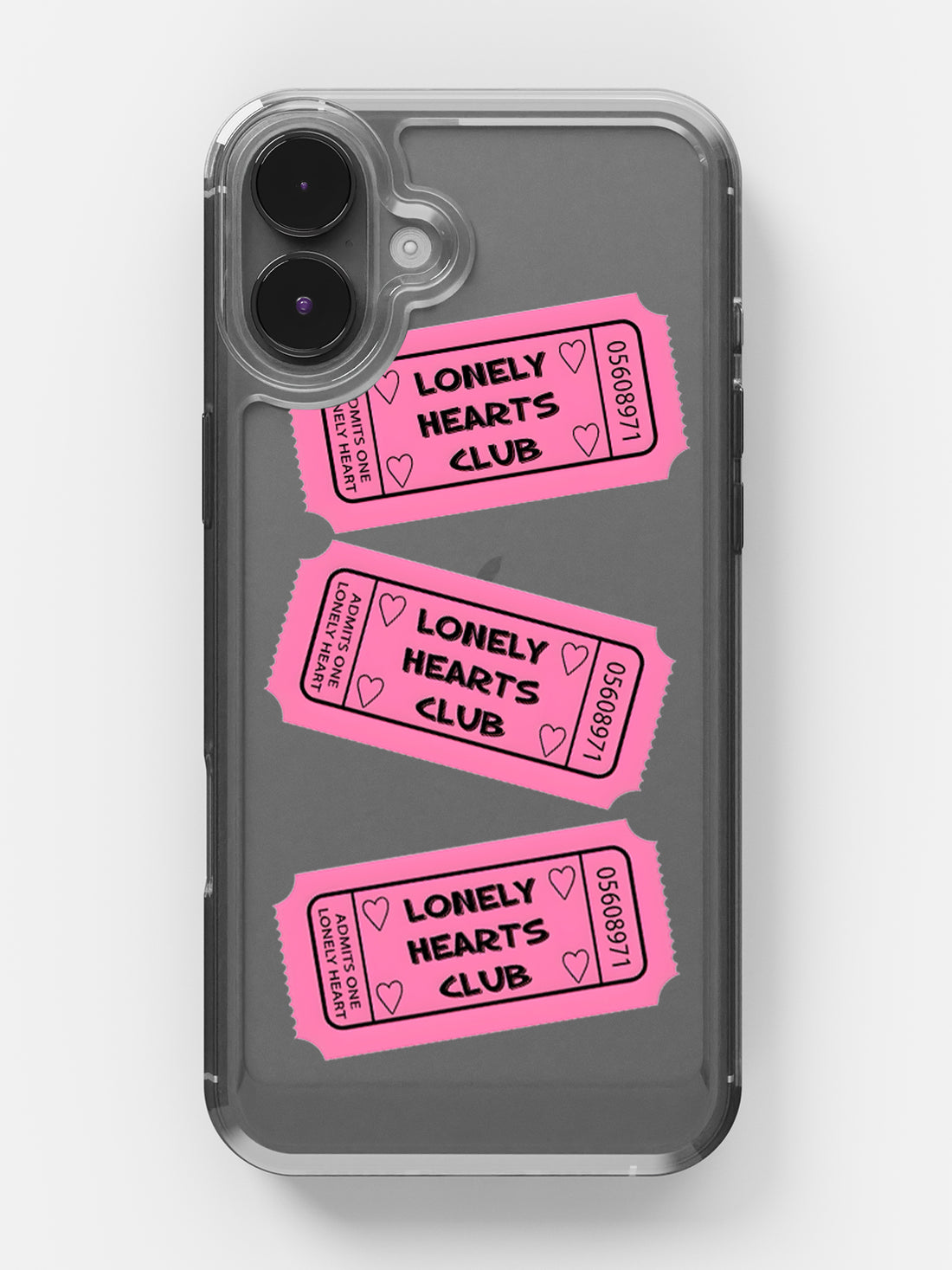Lonely Hearts Club Clear Case - iPhone 16 Plus
