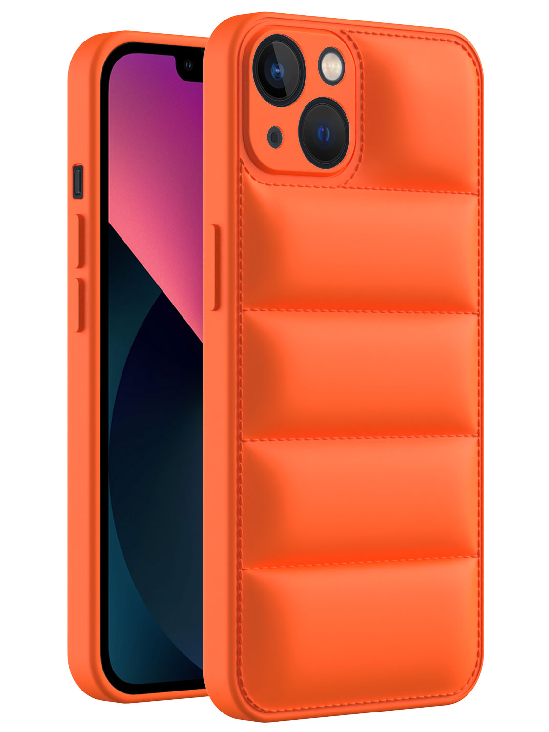 Puffer Case - iPhone 14 (Orange)