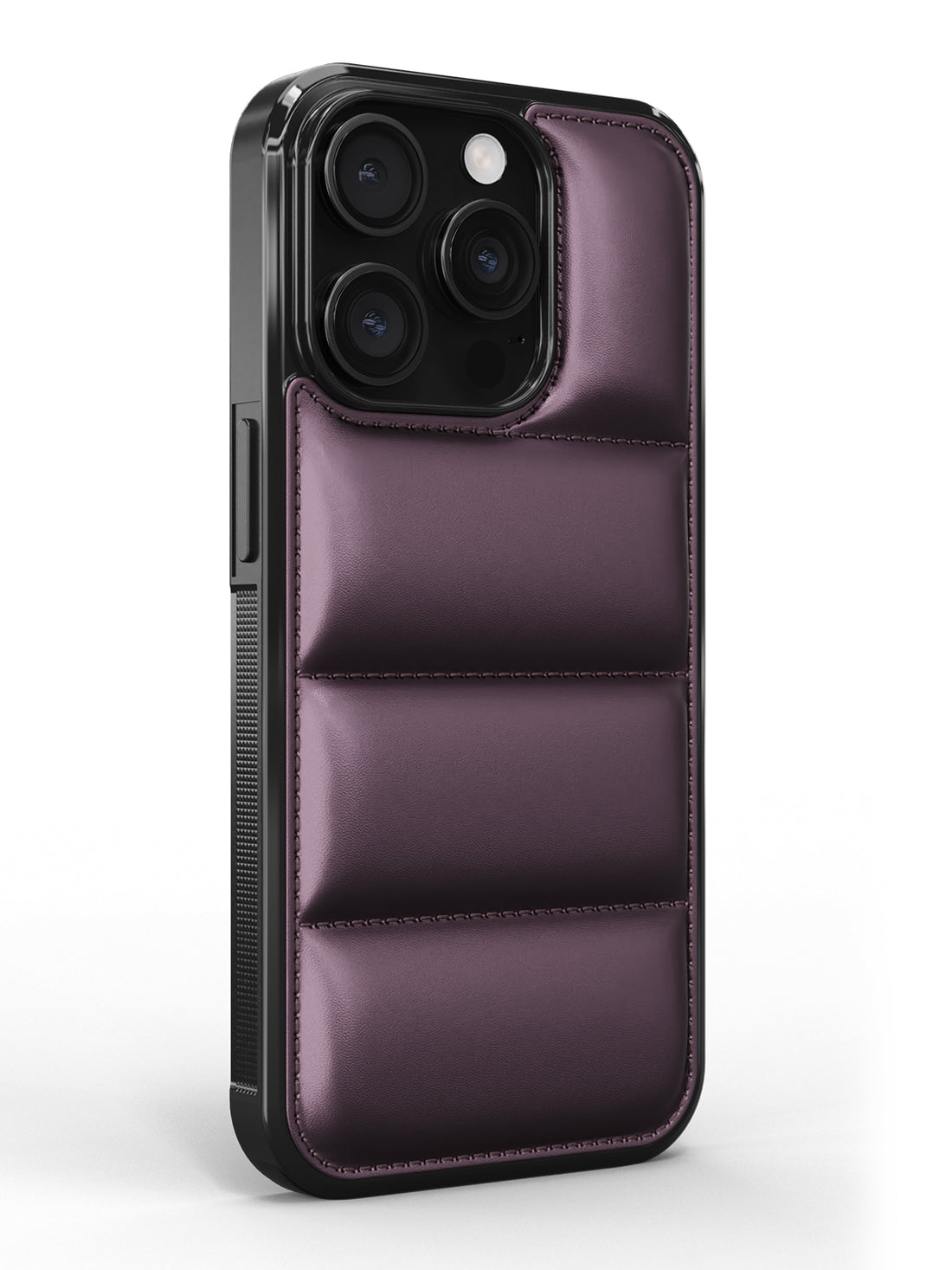 iPhone 15 Pro Purple Puffer Case