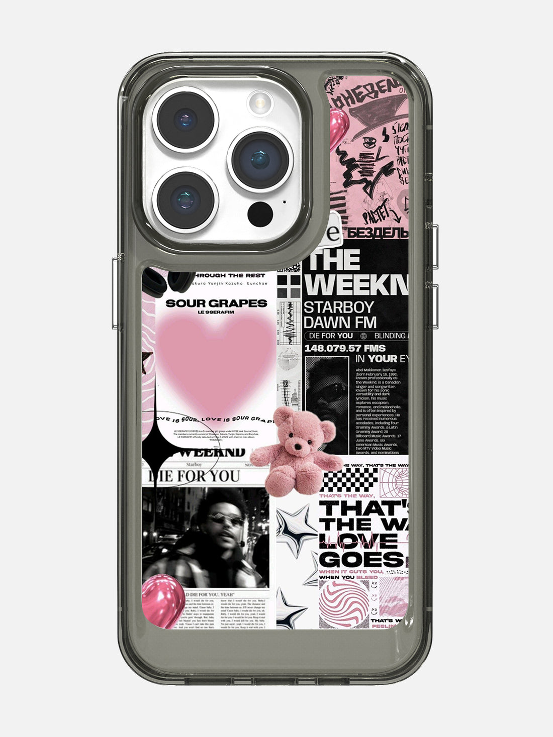 Starboy Clear Case - iPhone 14 Pro (Black)