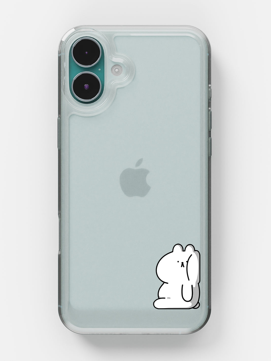 Teddy Needs Attention Clear Case - iPhone 16 Plus