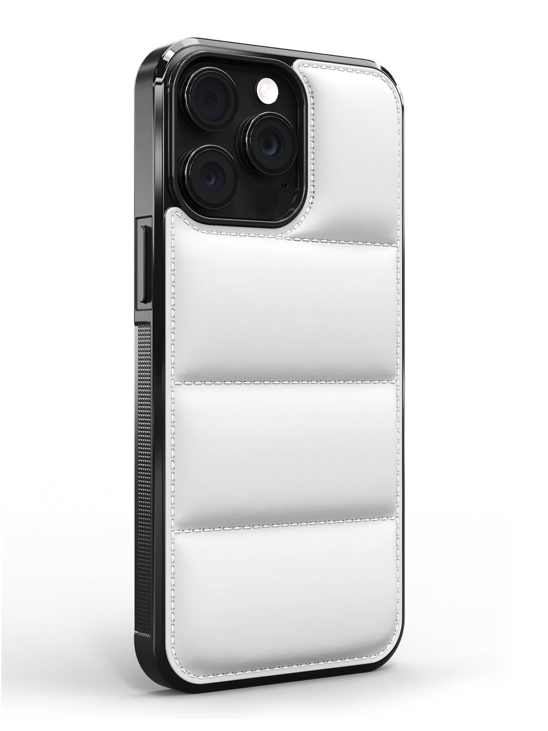 iPhone 15 Pro Max White Puffer Case