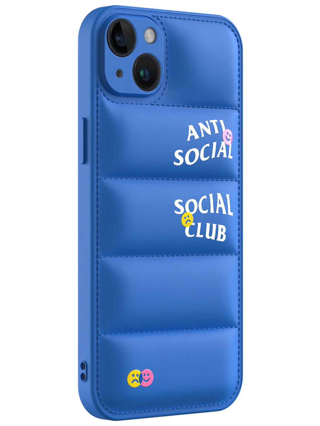 Anti Social Puffer Case - iPhone 14 Plus (Blue)