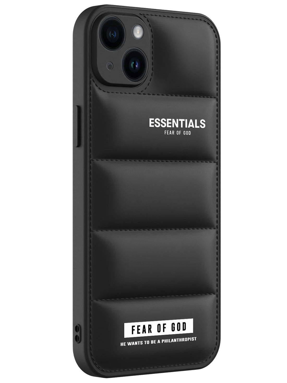Essentials Puffer Case - iPhone 15 Plus (Black)