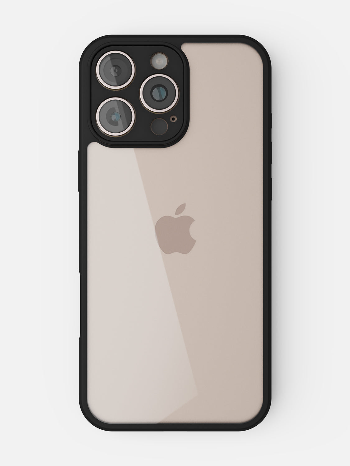 Basic Clear Case iPhone 16 Pro Max (Black) - Main Image