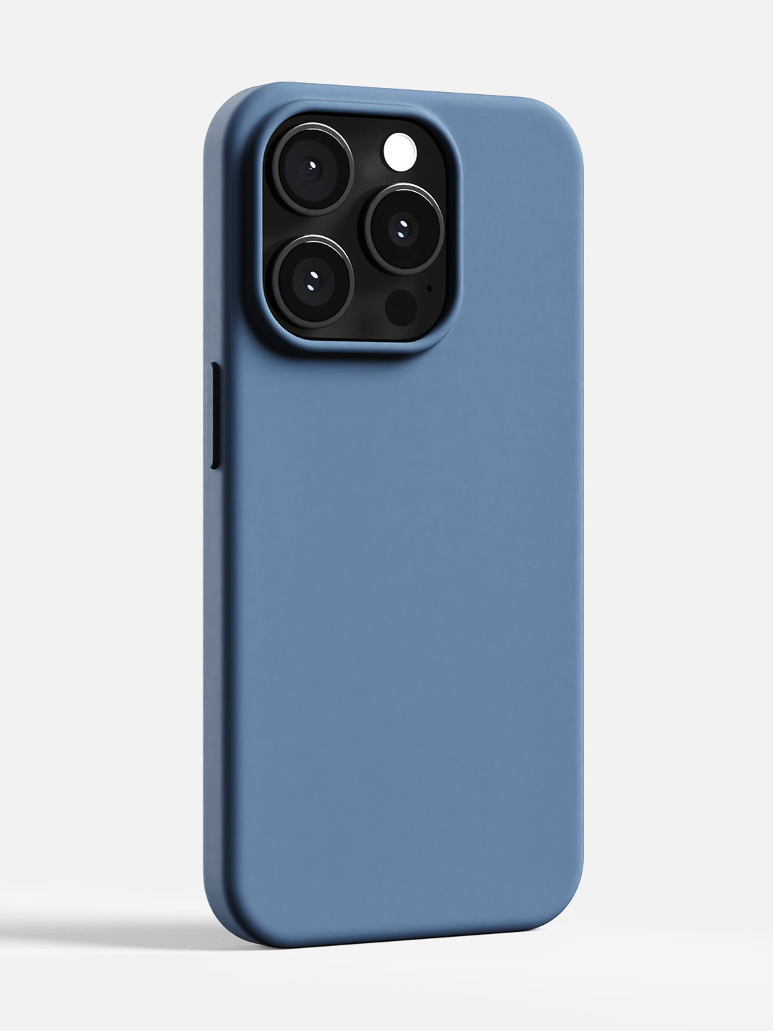 Silicone Case - iPhone 15 Pro (Steel Blue)