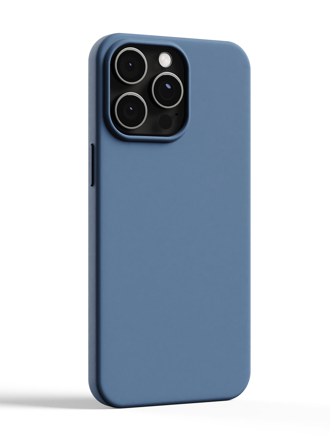 Silicone Case - iPhone 15 Pro Max (Steel Blue)