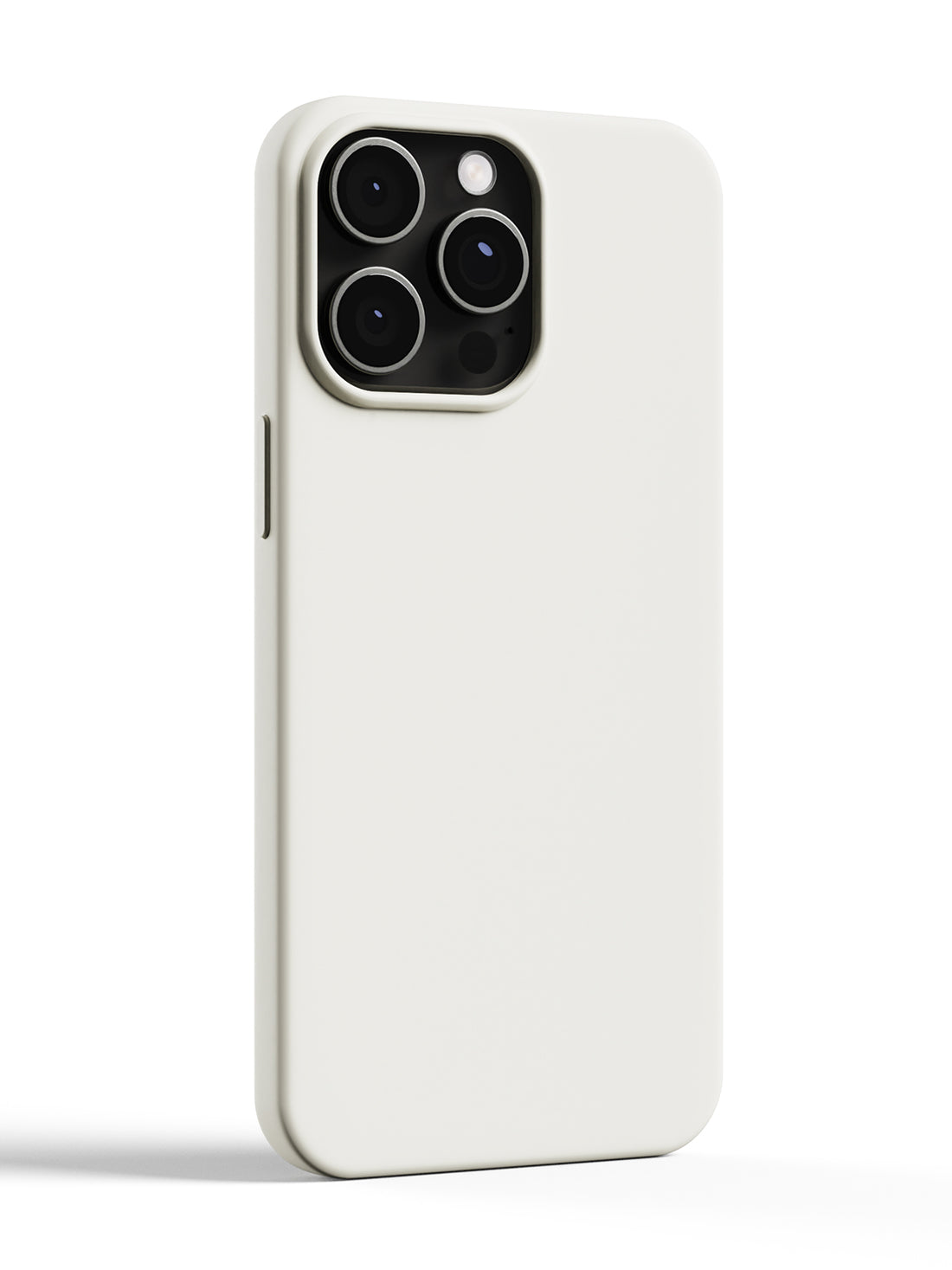 Silicone Case - iPhone 15 Pro Max (Pearl White)