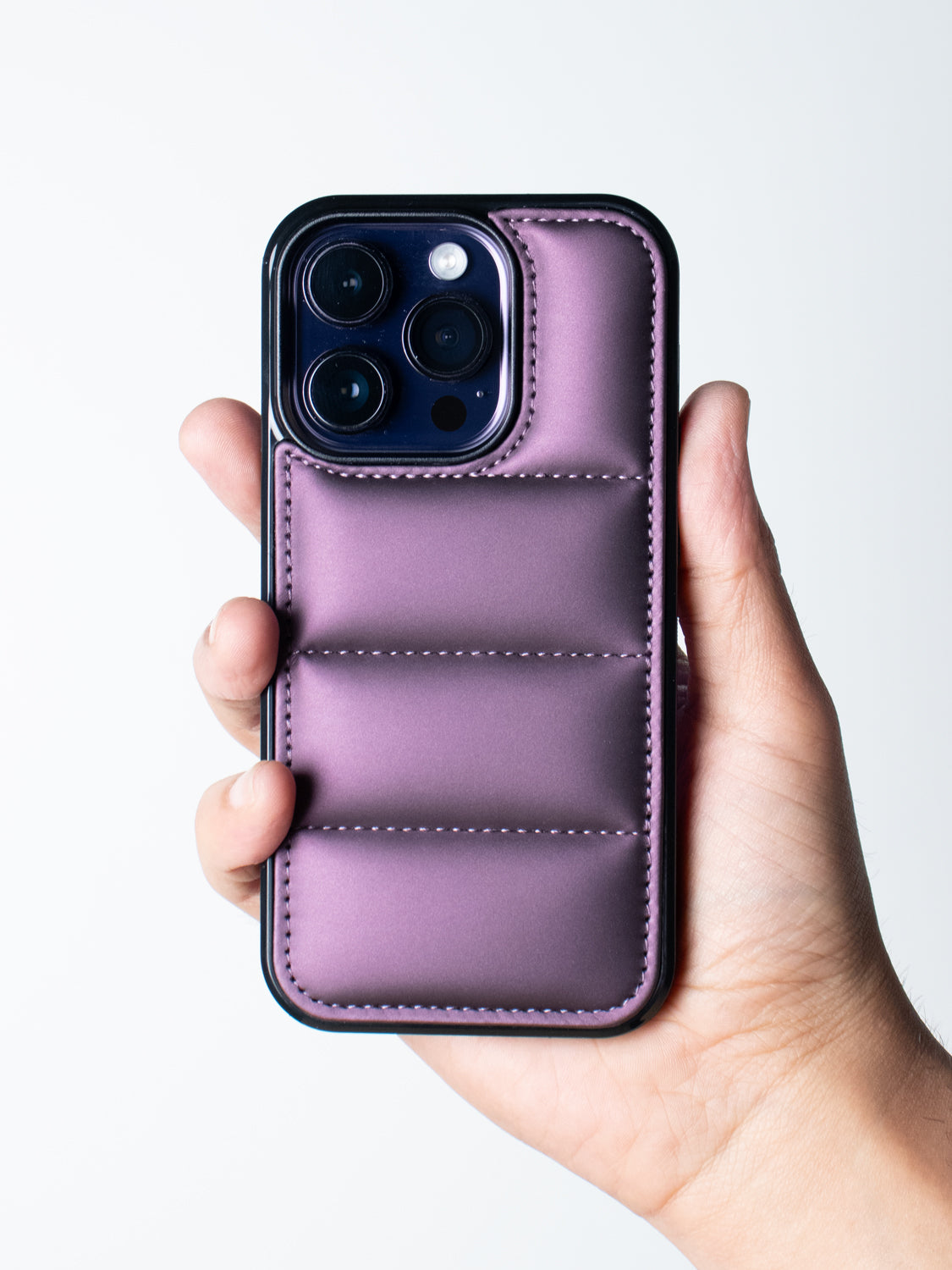 Purple Puffer Case 2.0 for iPhone 15 Pro Max