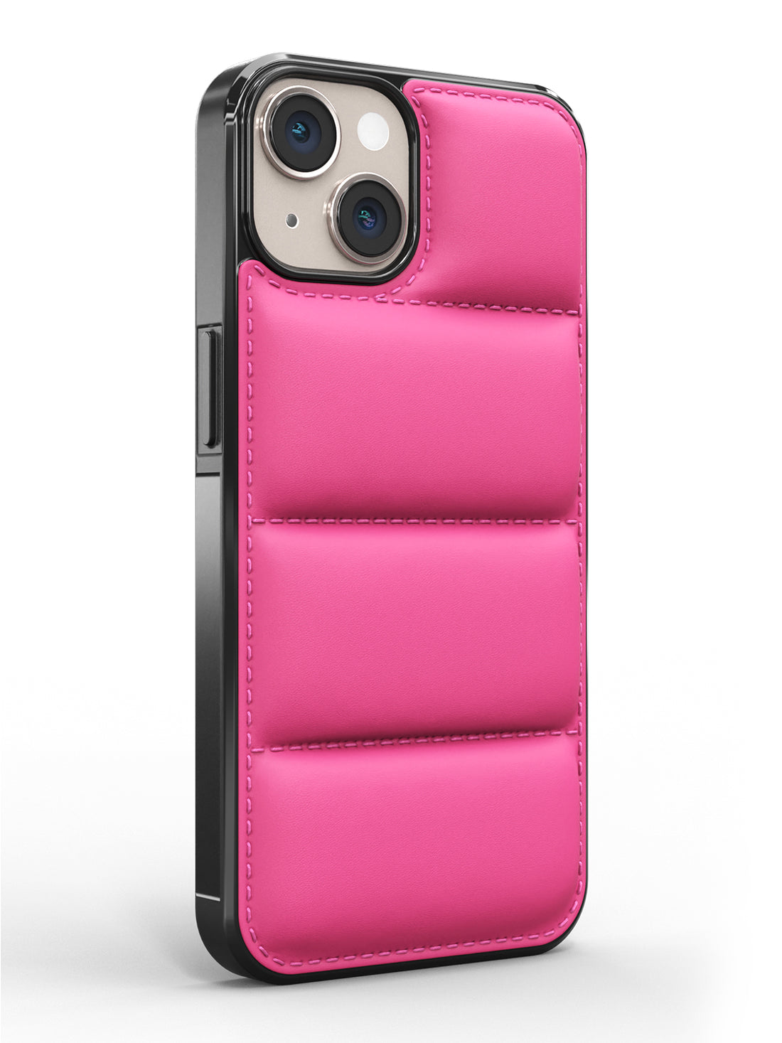 iPhone 14 Pink Puffer Case