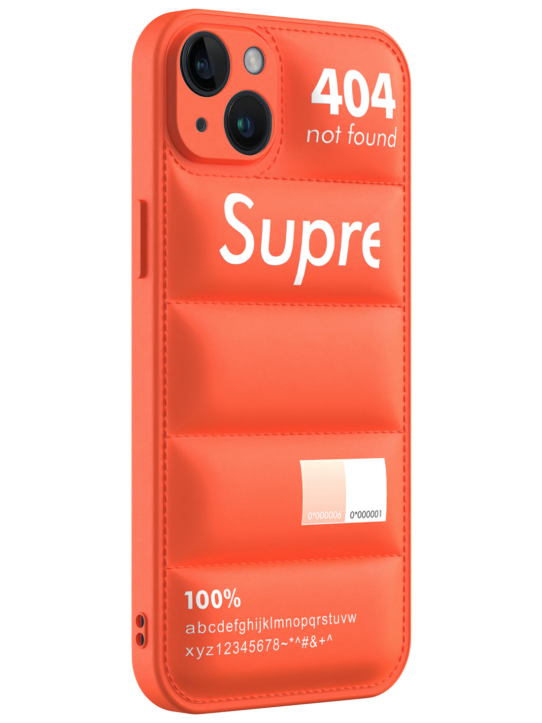 Supr Puffer Case - iPhone 15 Plus (Orange)