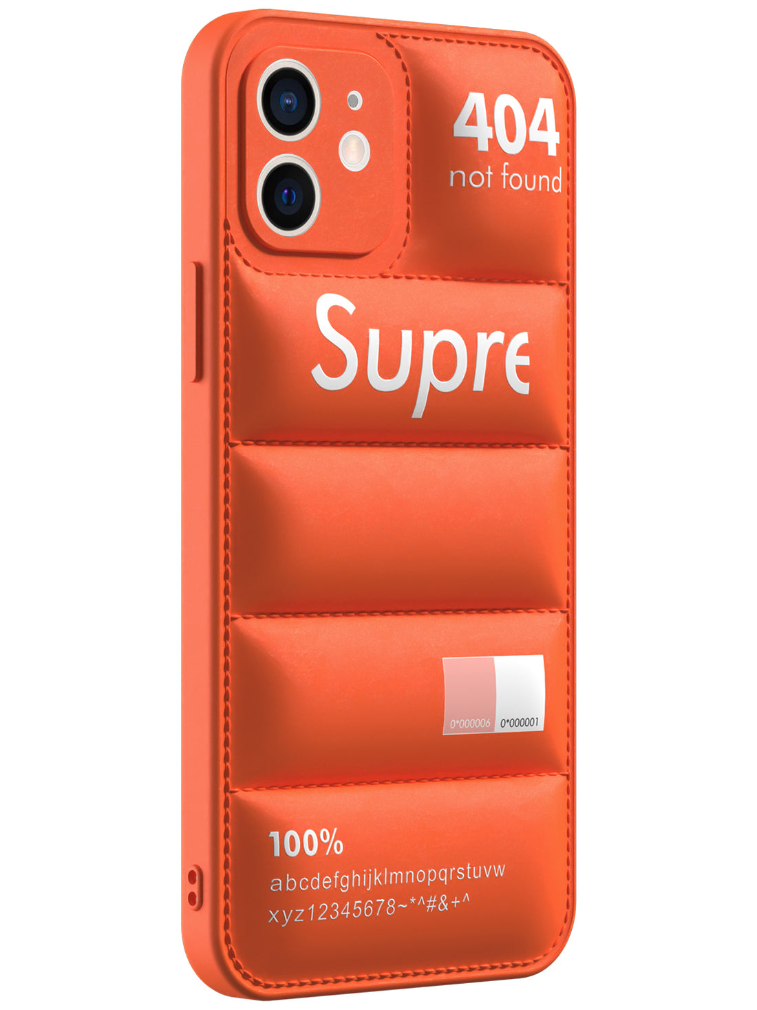 Supr Puffer Case - iPhone 12 (Orange)