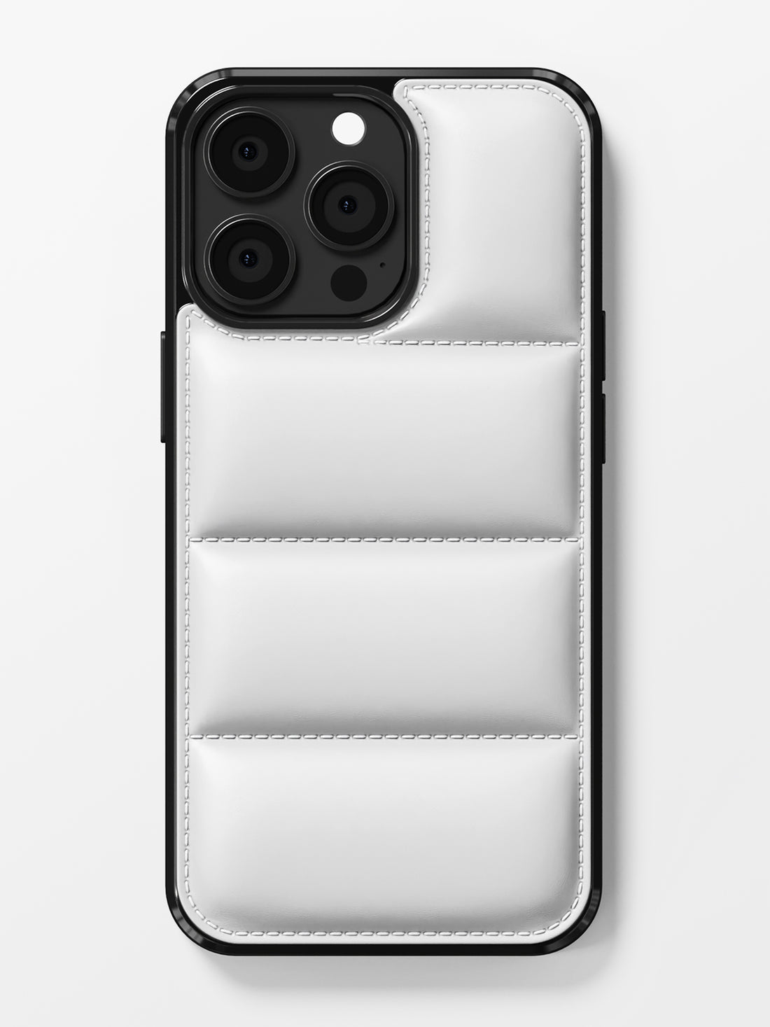 iPhone 13 Pro White Puffer Case