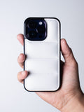 White Puffer Case 2.0 for iPhone 15 Pro