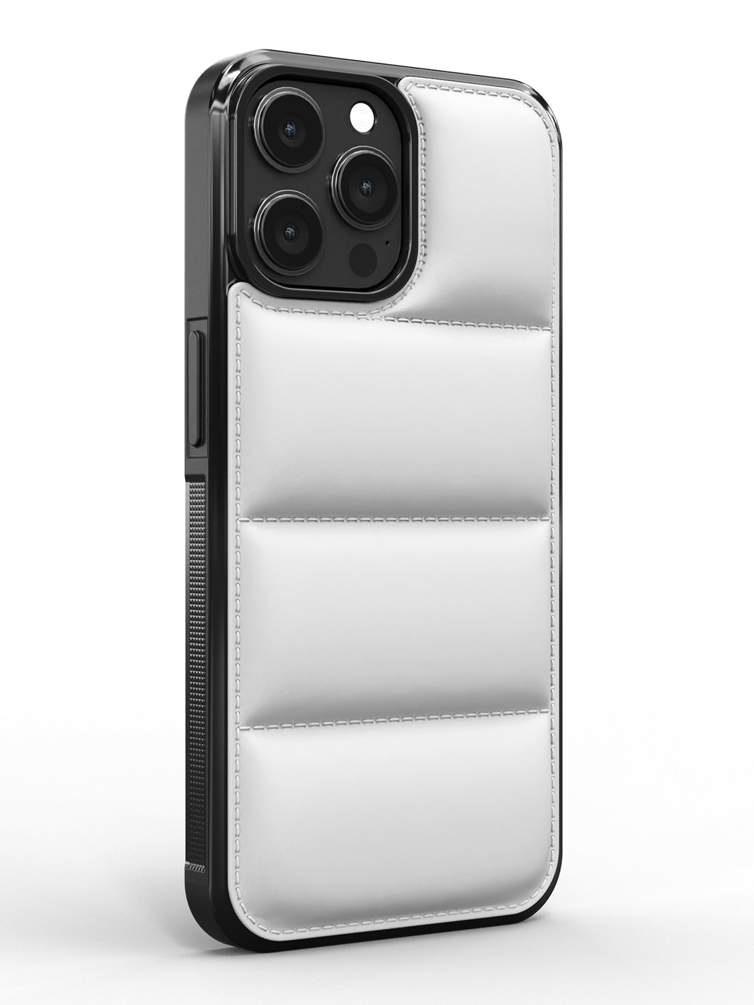 iPhone 13 Pro Max White Puffer Case