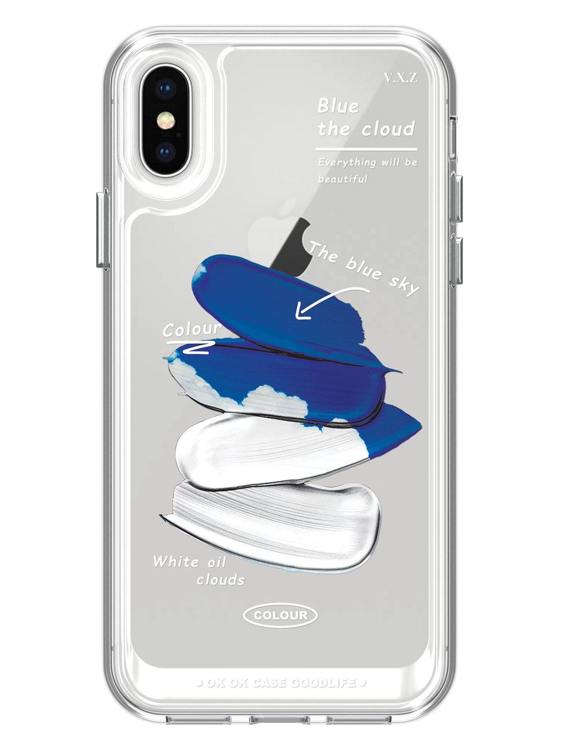 Sky in Cosmetic Smudge Case - iPhone X / Xs