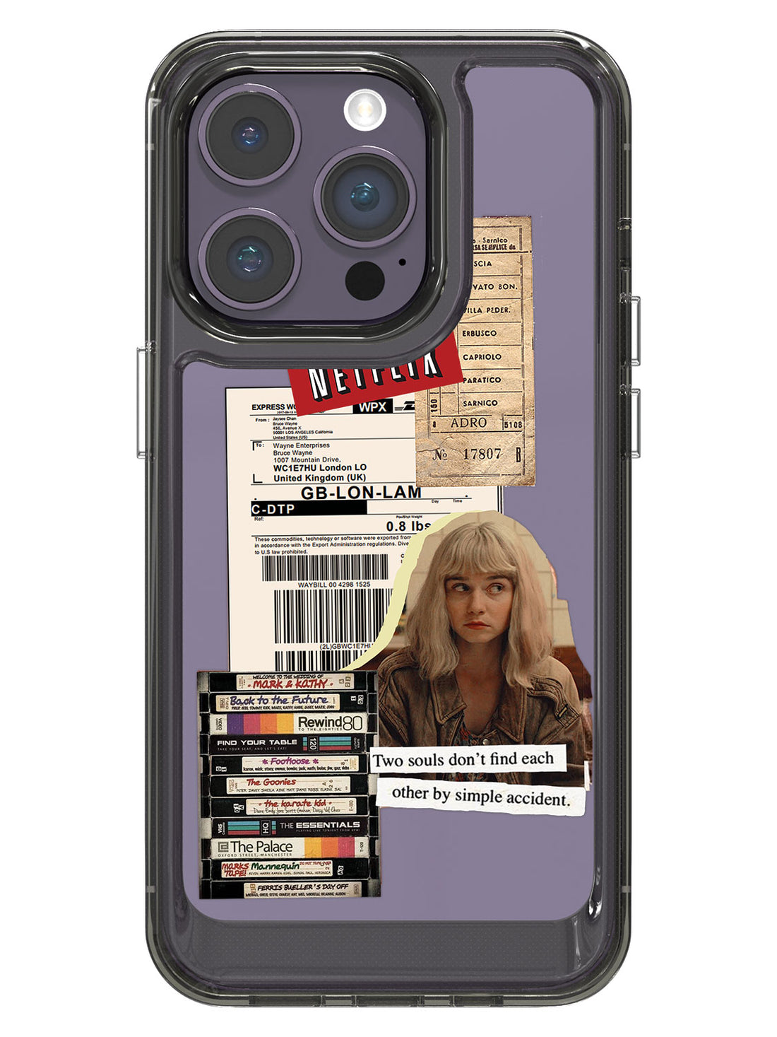 Vintage Sticker Case - iPhone 14 Pro