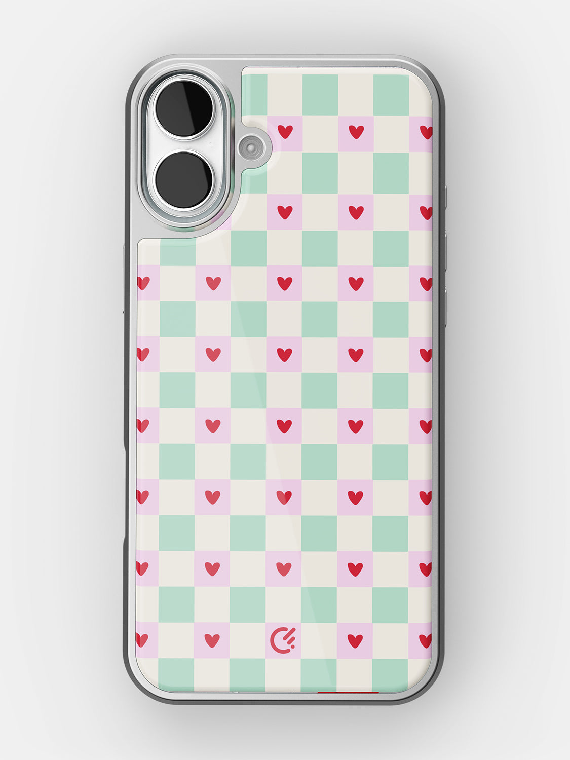 Heart Check Glossy Printed Case - iPhone 17