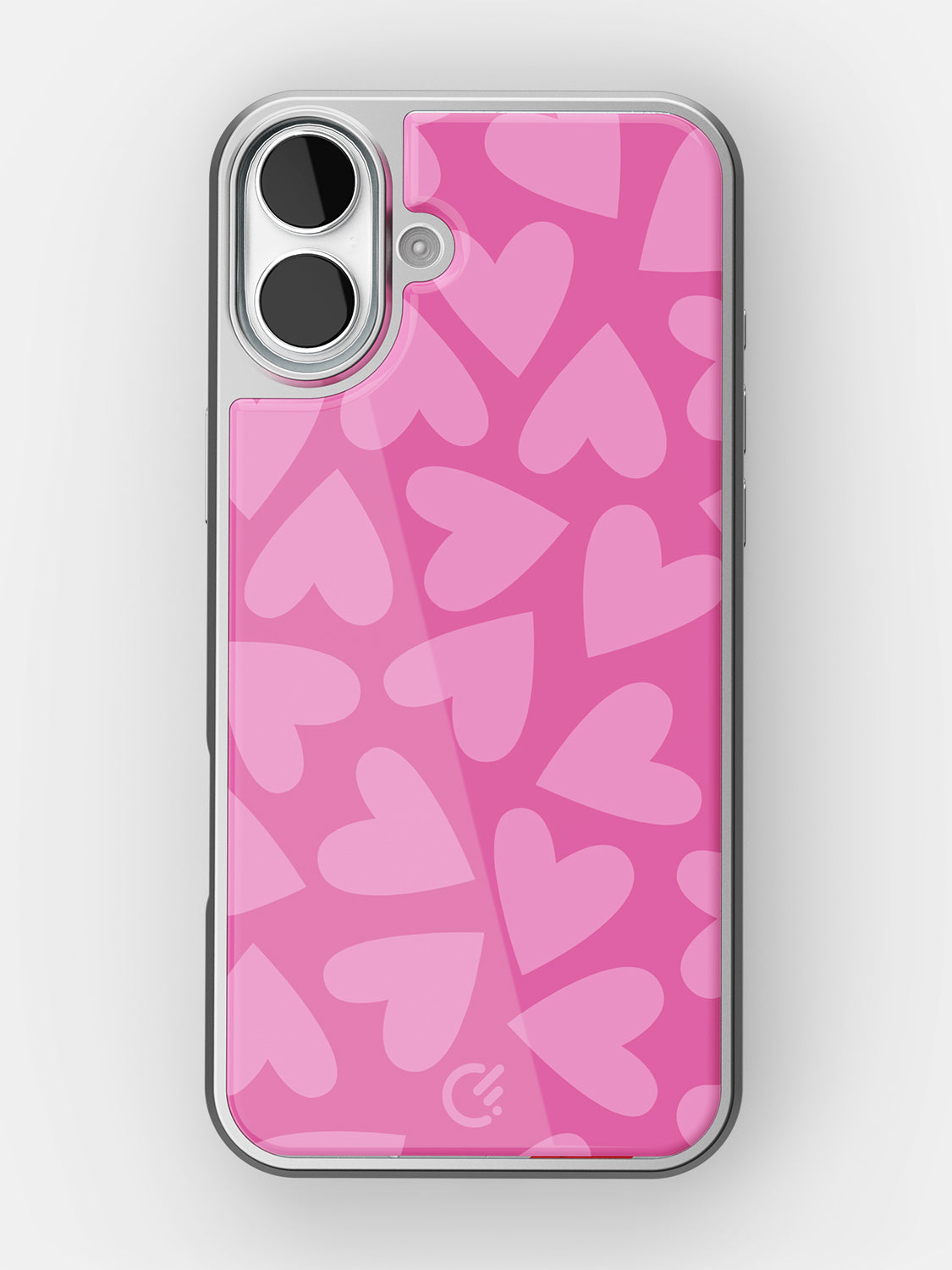 Soft Hearts Glossy Printed Case - iPhone 17