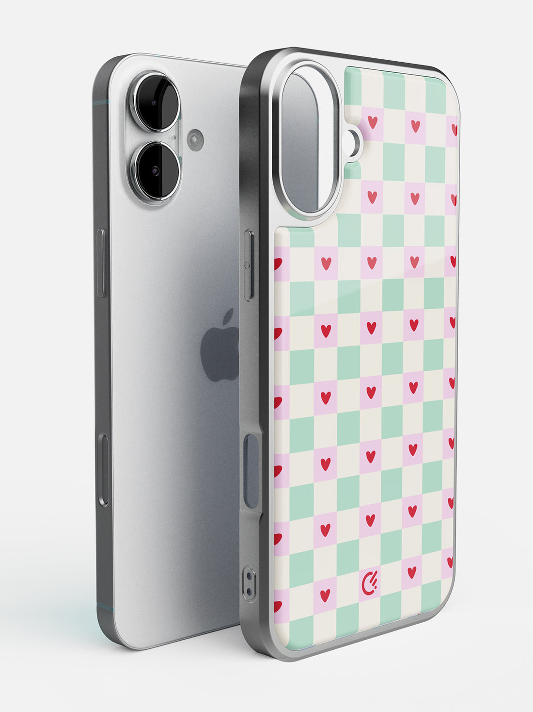 Heart Check Glossy Printed Case - iPhone 16
