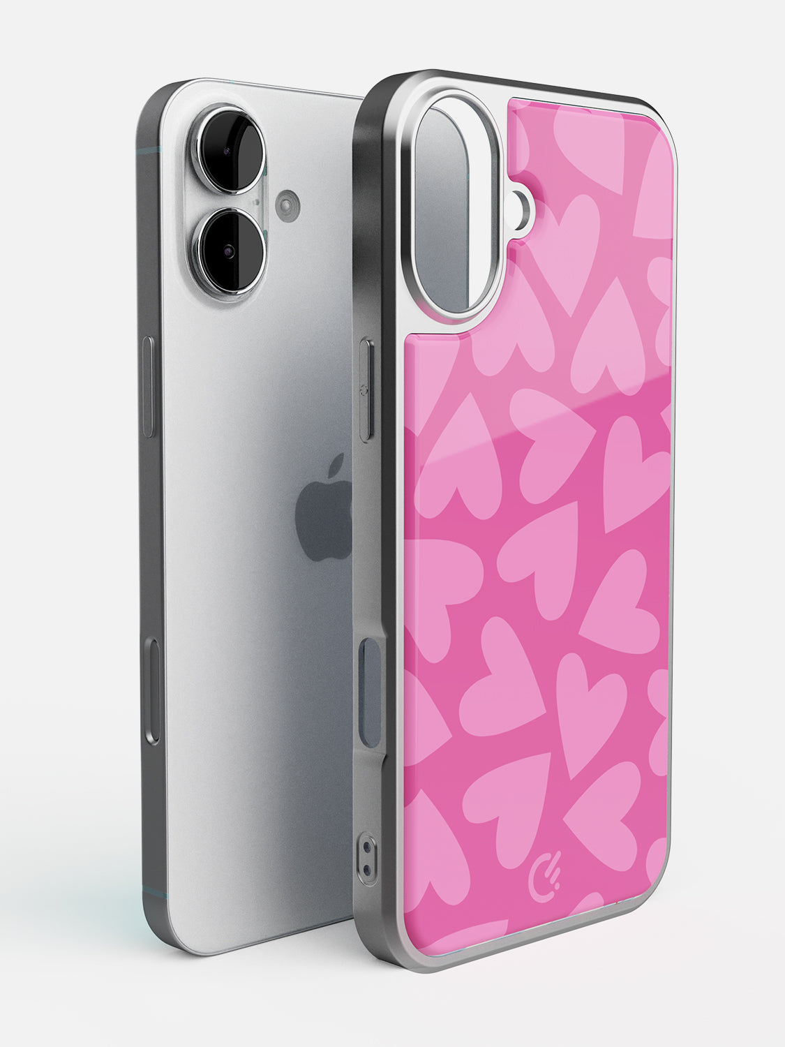 Soft Hearts Glossy Printed Case - iPhone 17