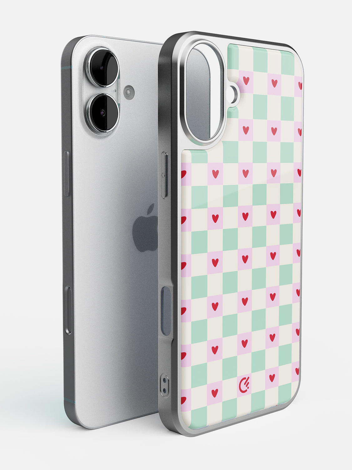 Heart Check Glossy Printed Case - iPhone 17