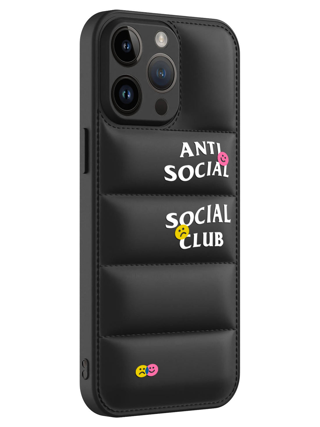 Anti Social Puffer Case - iPhone 14 Pro Max (Black)