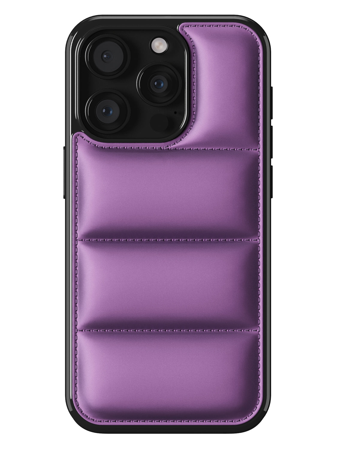 Customise Puffer Case 2.0 - iPhone 15 Pro (Metallic Purple)