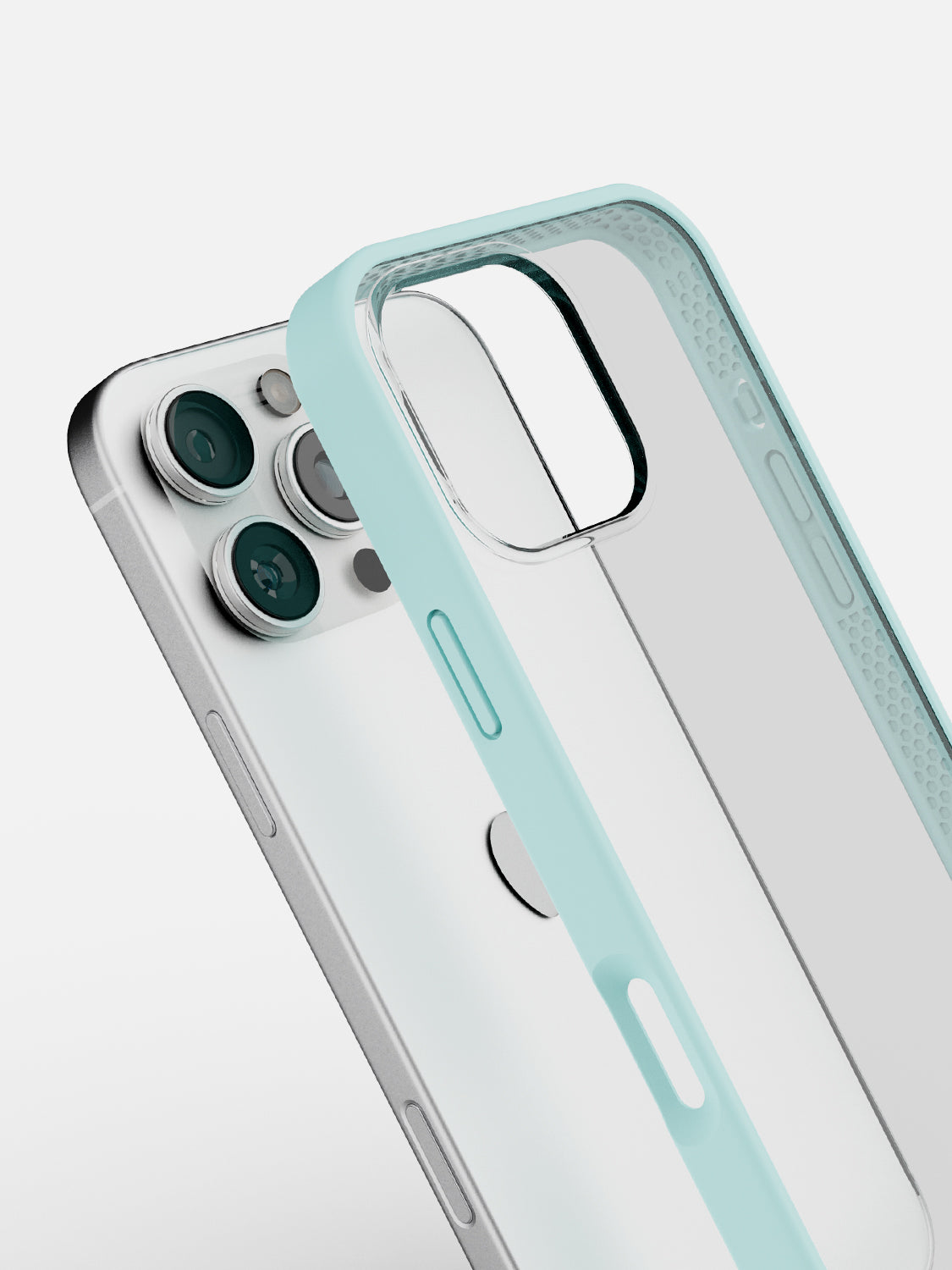 Starfield Printed Clear Case - iPhone 16 Pro (Light Blue)