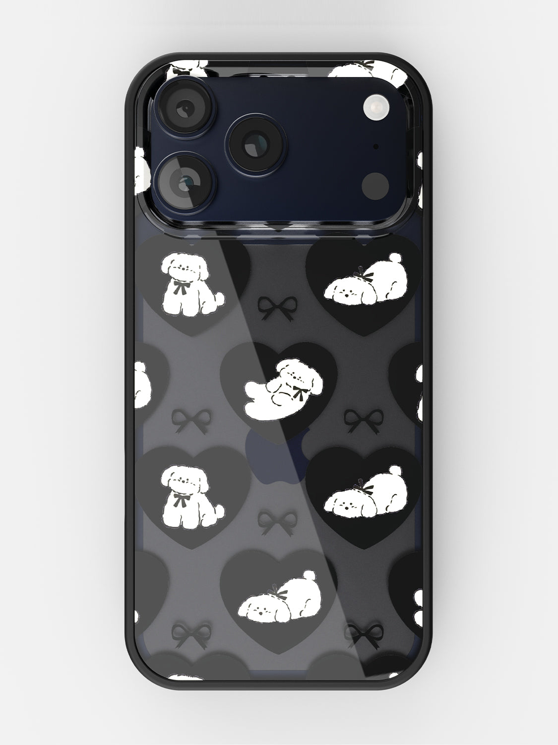 Puppy Love Printed Clear Case - iPhone 17 Pro Max (Black)