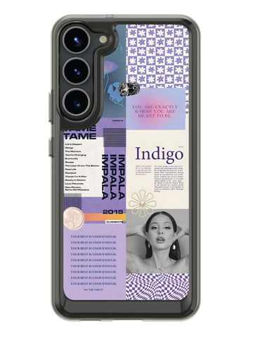 Indigo Mood Clear Case - Samsung Galaxy S23 Plus 5G
