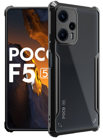 Clear Hybrid Bumper Case - Poco F5 5G