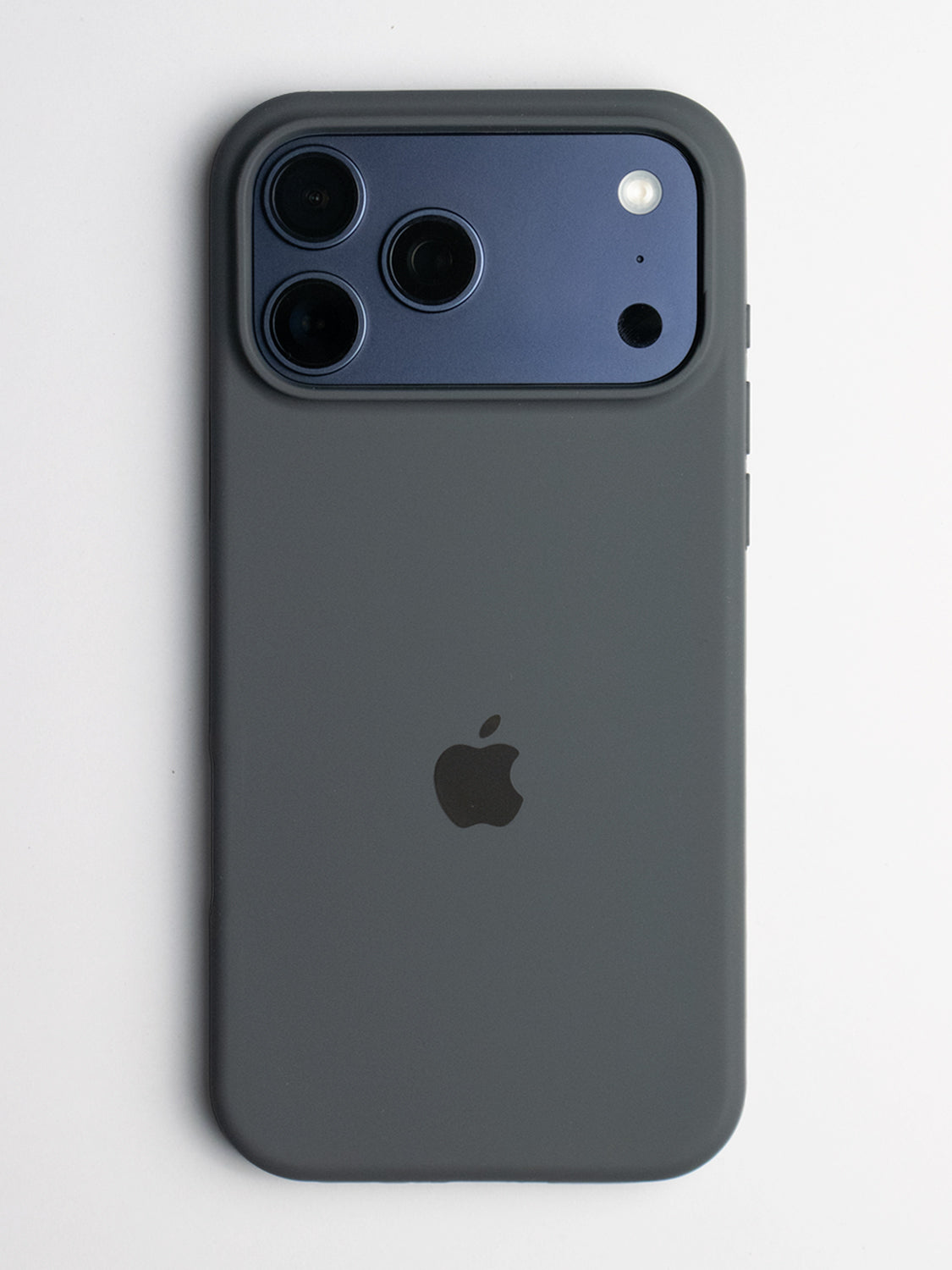 Silicone Case - iPhone 15 Pro Max (Gray)