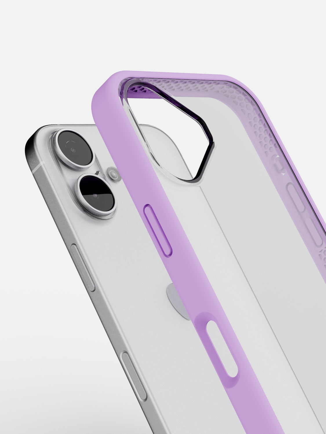 Puppy Love Printed Clear Case - iPhone 17 (Lilac)