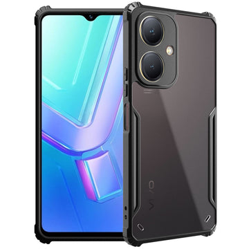 Clear Hybrid Bumper Case - Vivo Y72 5G