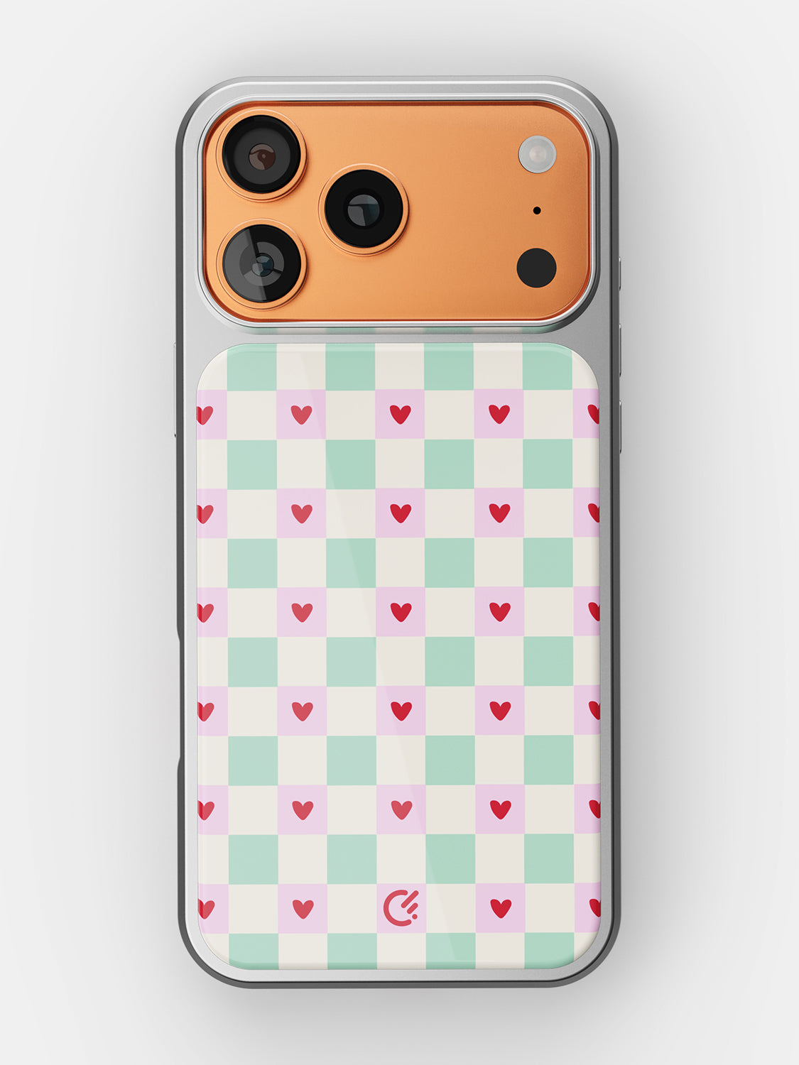 Heart Check Glossy Printed Case - iPhone 17 Pro Max
