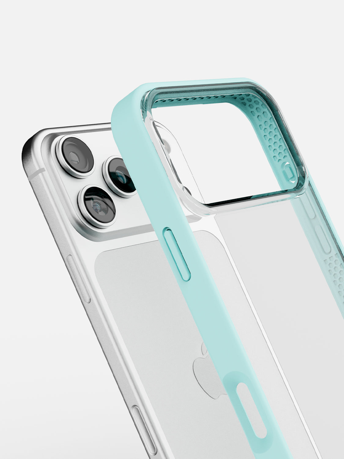 Starfield Printed Clear Case - iPhone 17 Pro Max (Light Blue)