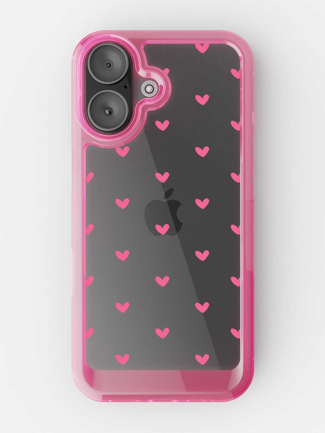 Little Pink Hearts Clear Case - iPhone 17 (Pink)
