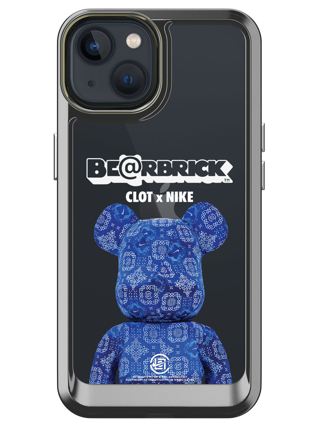 Bearbricks Case - iPhone 13 (Blue)
