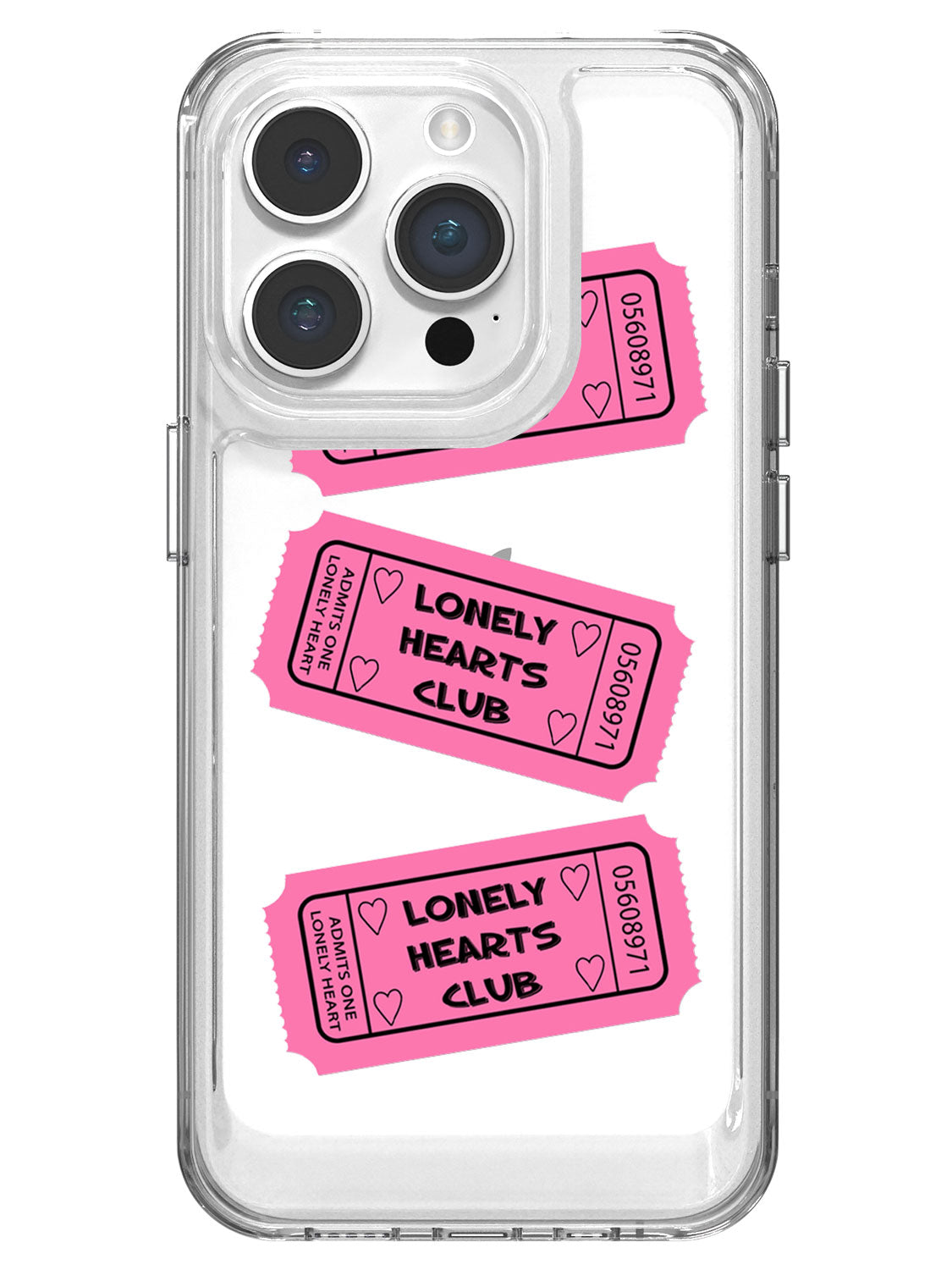 Lonely Hearts Club Clear Case - iPhone 14 Pro