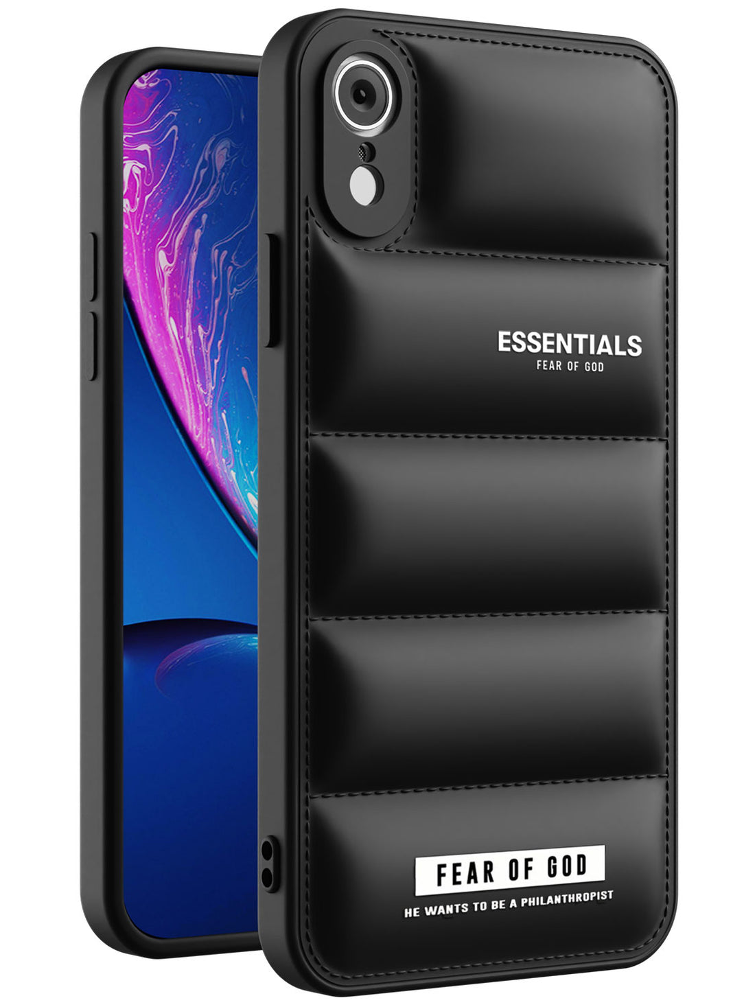 Essentials Puffer Case - iPhone XR (Black)
