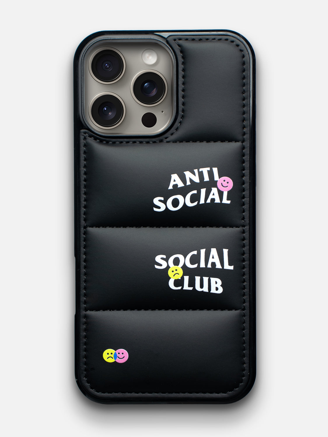 Anti Social Puffer Case - iPhone 13 Pro Max (Black)