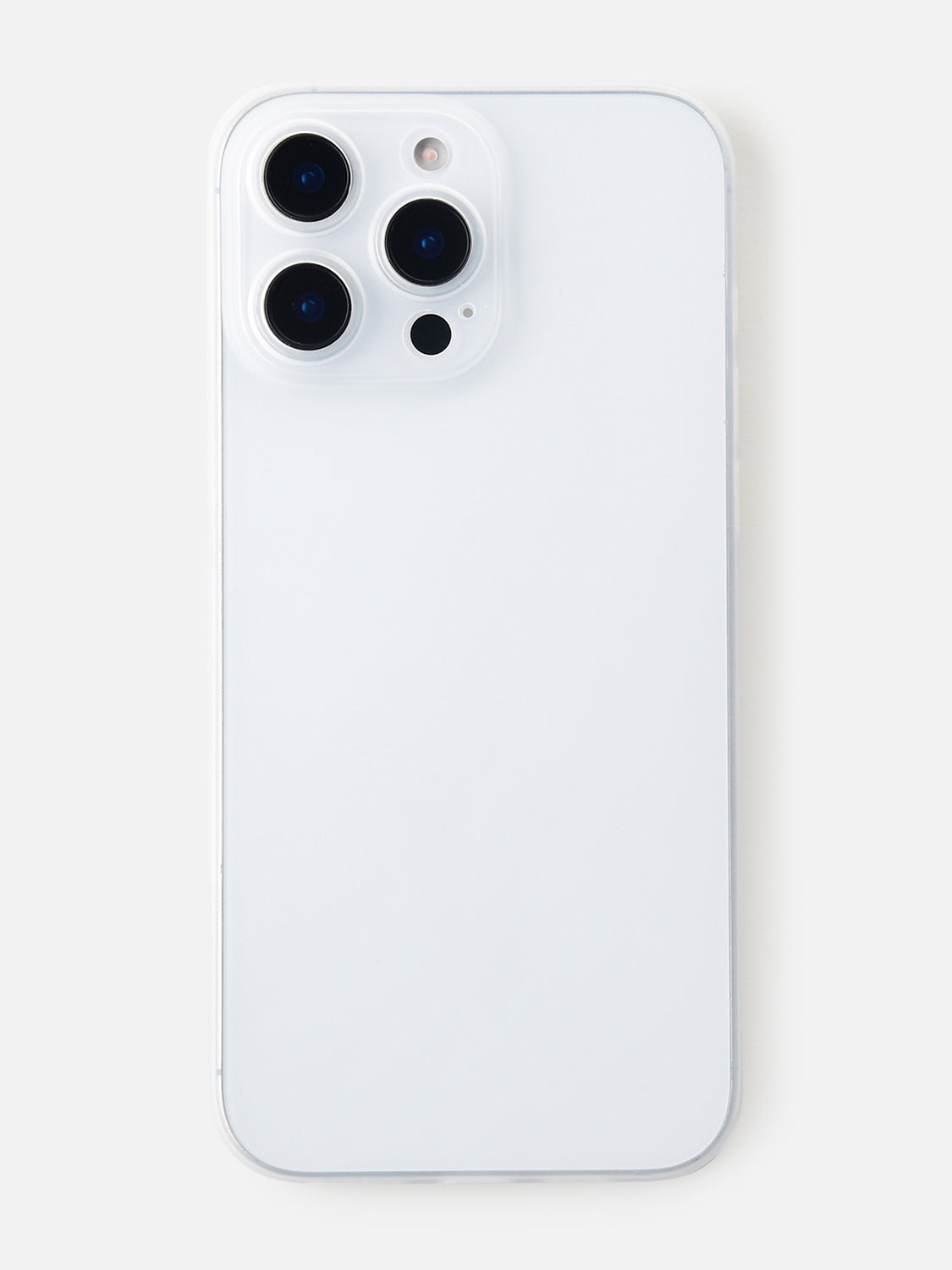 Ultra Thin Matte Clear Case - iPhone 16 Pro Max (White)